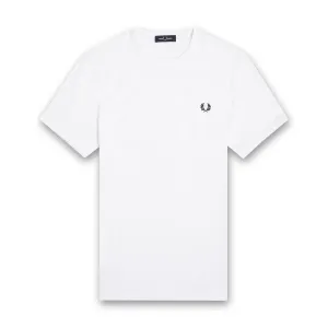 Fred Perry - Ringer T-Shirt in White