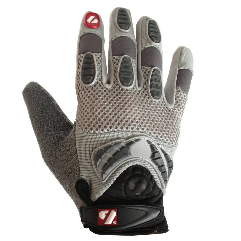 FRG-02 New generation receiver football gloves, RE,DB,RB, grey