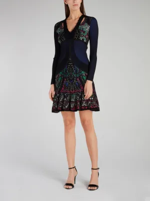 Frill Hem Mini Dress