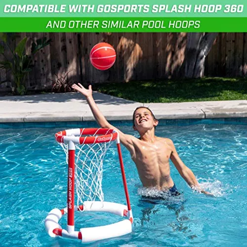 GoSports Swimming Pool Basketballs 3 Pack | Great for Floating Water Basketball Hoops