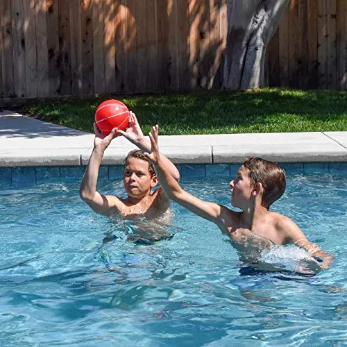 GoSports Swimming Pool Basketballs 3 Pack | Great for Floating Water Basketball Hoops