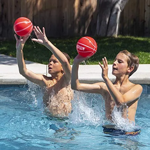 GoSports Swimming Pool Basketballs 3 Pack | Great for Floating Water Basketball Hoops