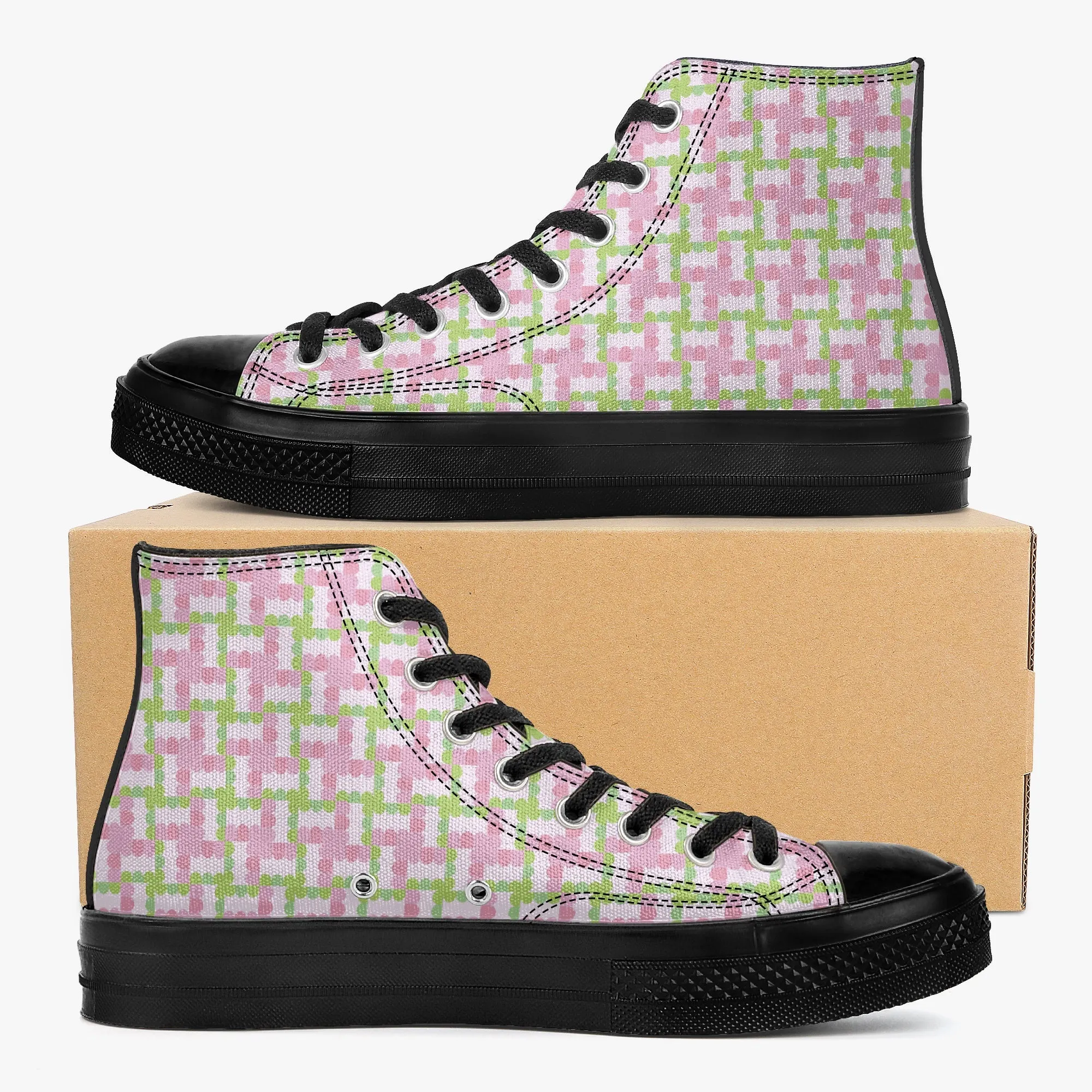 Green And Pink Rectangle