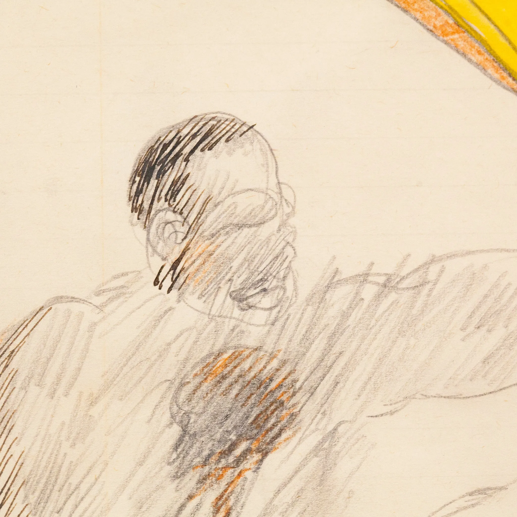 GREG CURNOE "BOXERS" DRAWING