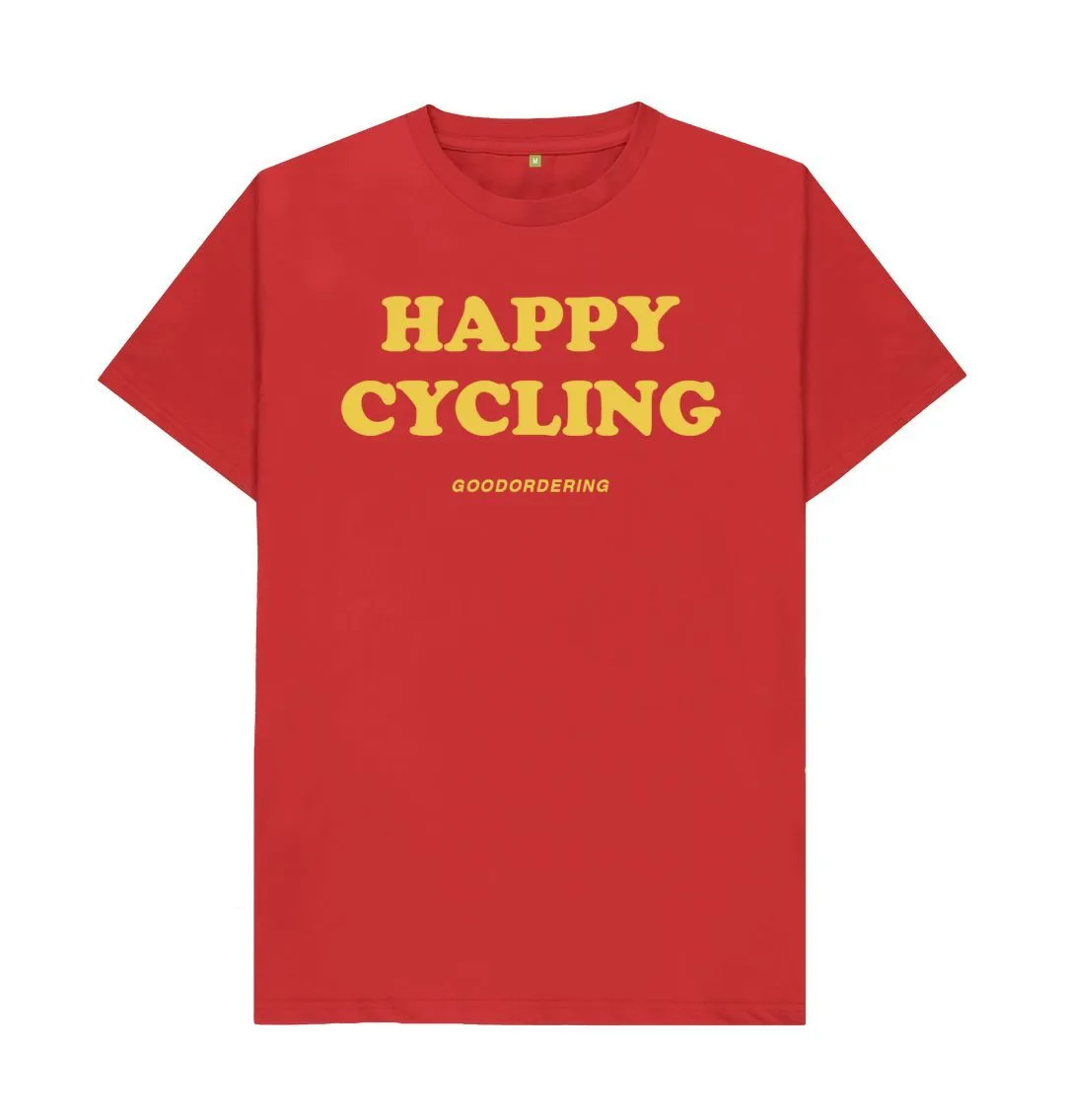 Happy Cycling T-shirt Unisex 2