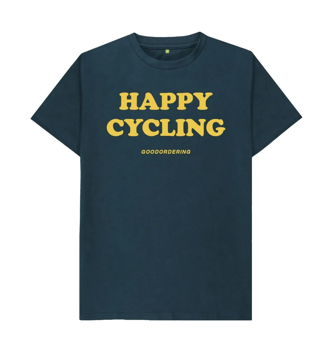 Happy Cycling T-shirt Unisex 2