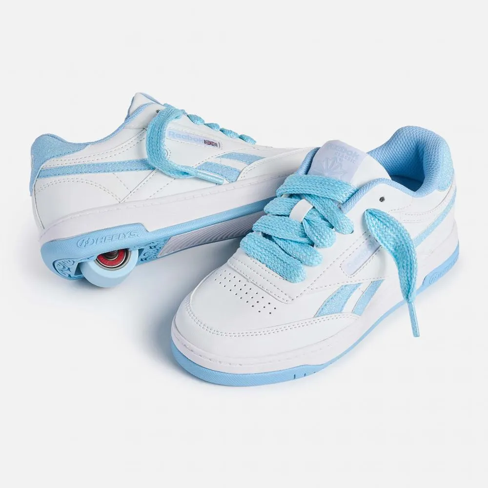 Heelys x Reebok Club C Shoes - White / Light Blue