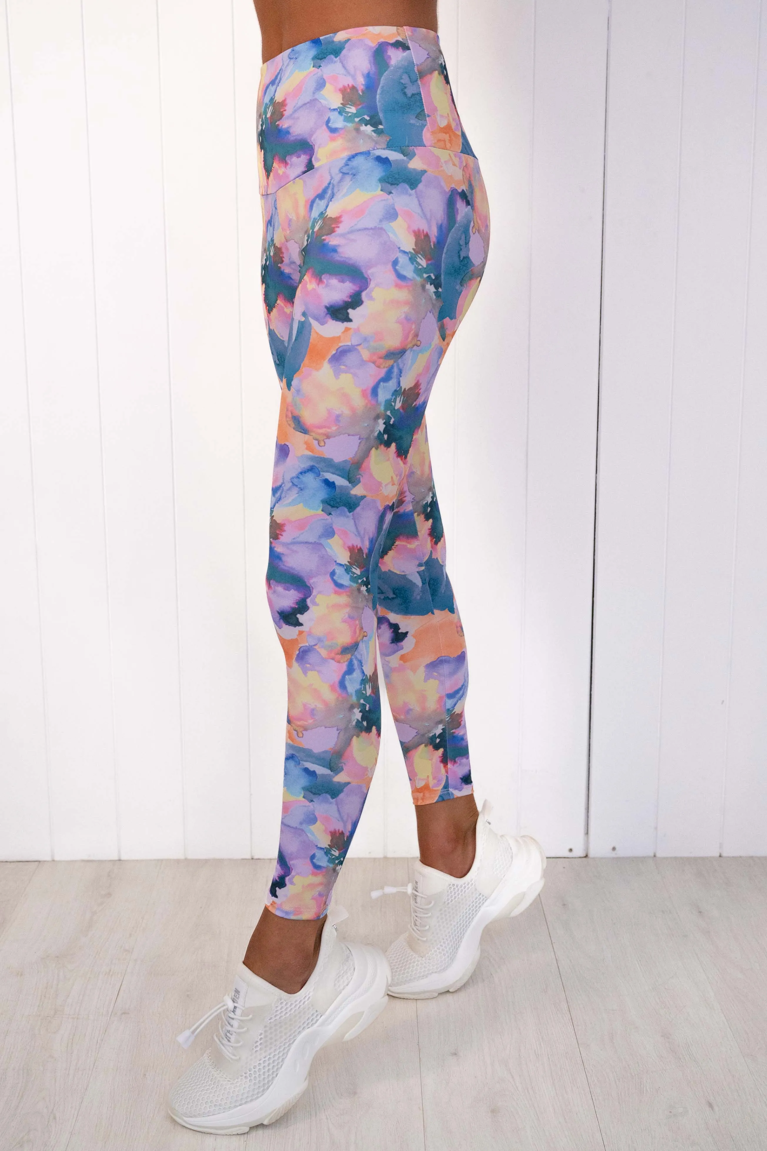 High Rise Legging - Flora Aura