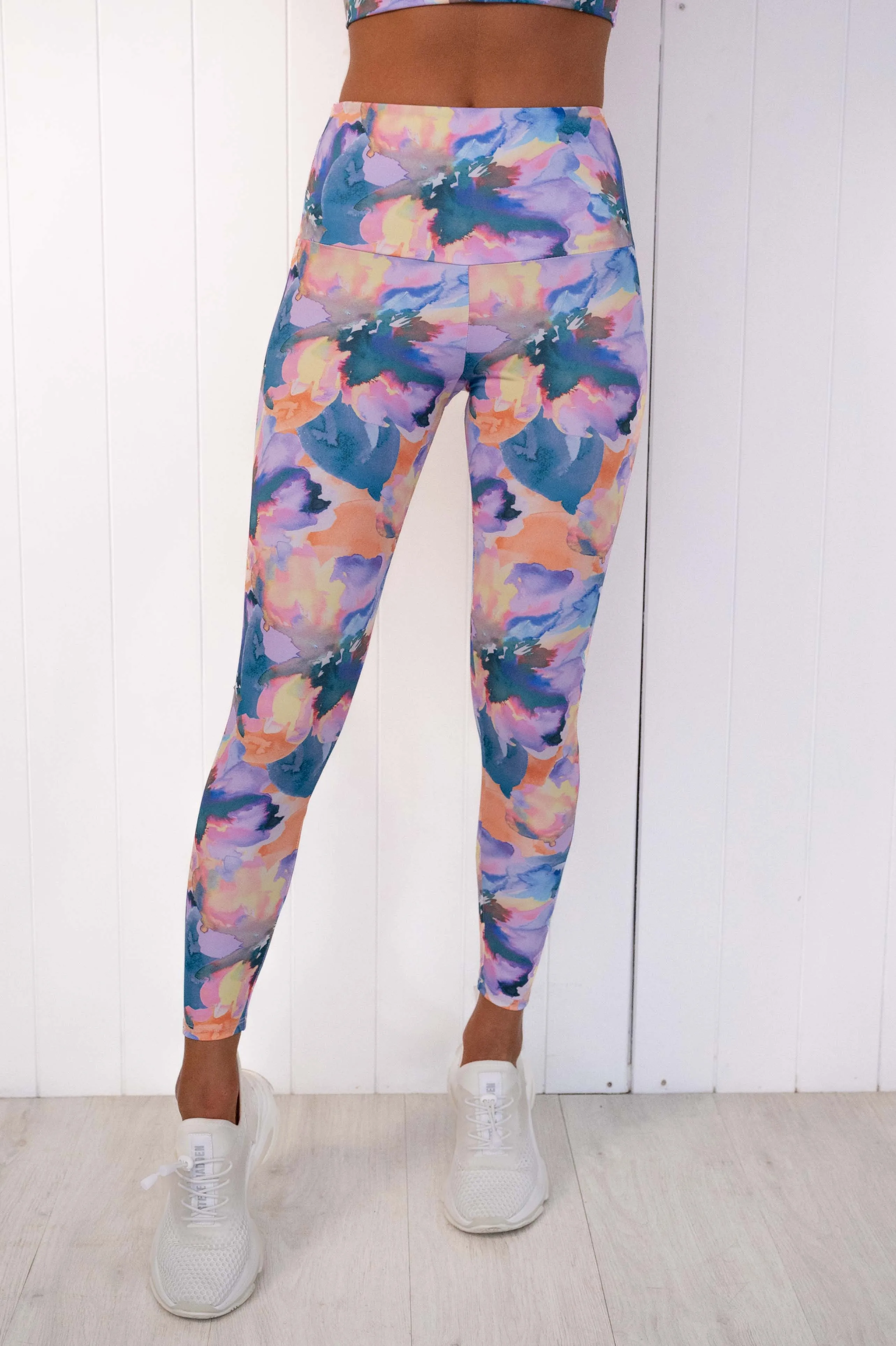 High Rise Legging - Flora Aura