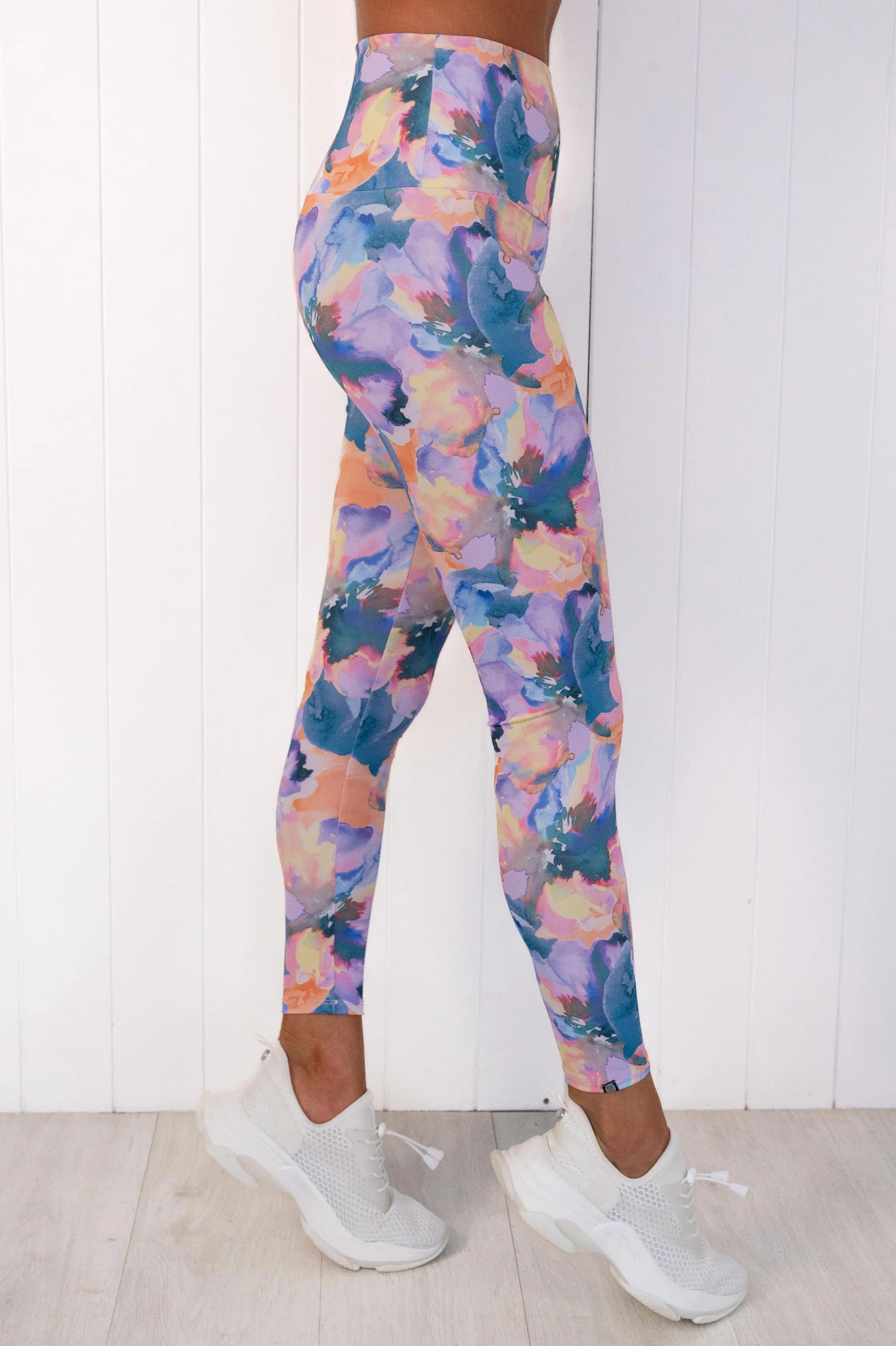 High Rise Legging - Flora Aura