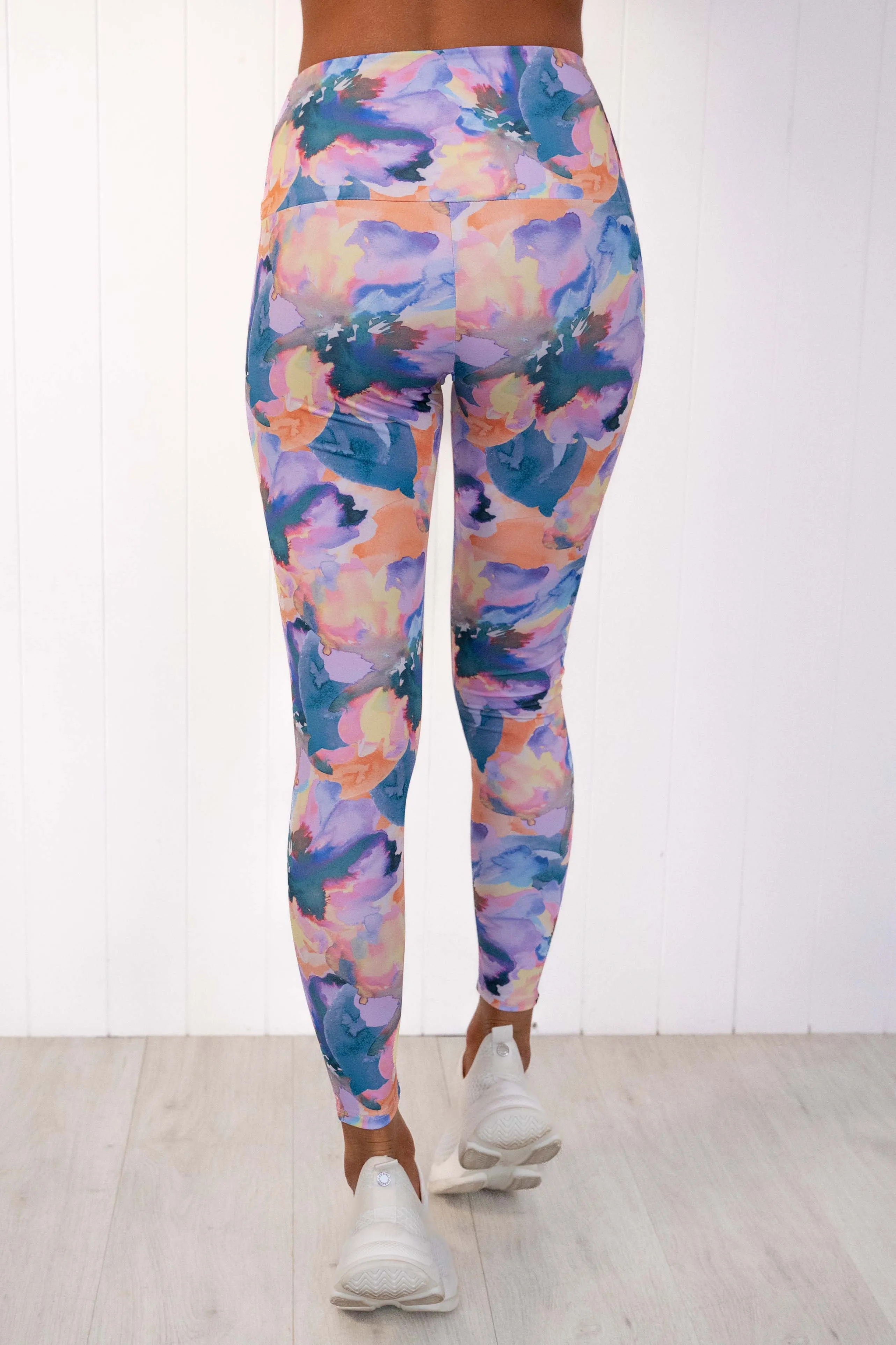 High Rise Legging - Flora Aura