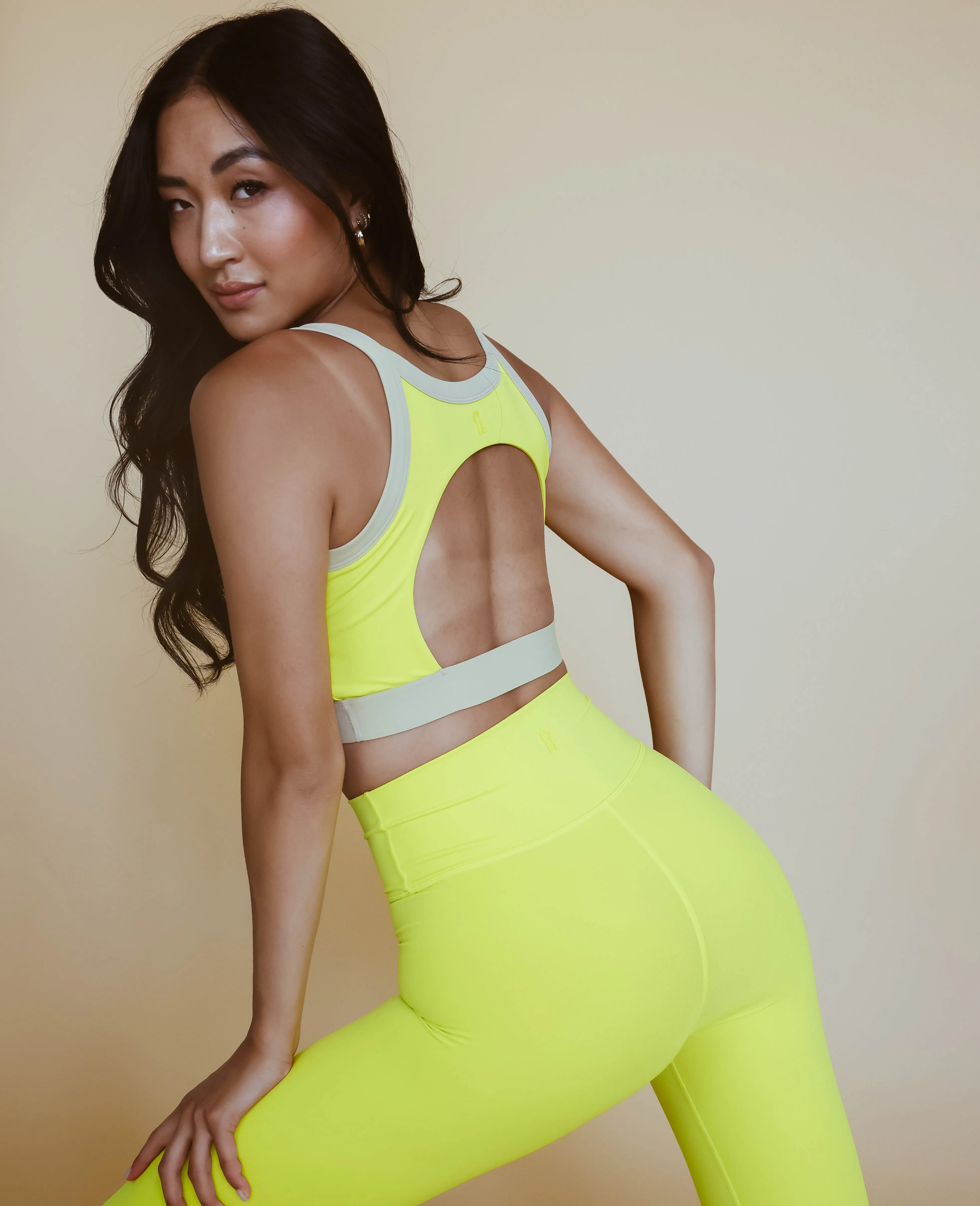 High Rise Sculpt Legging - Neon