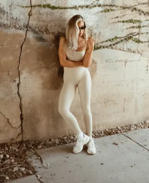 High Rise Sculpt Legging - Neutral