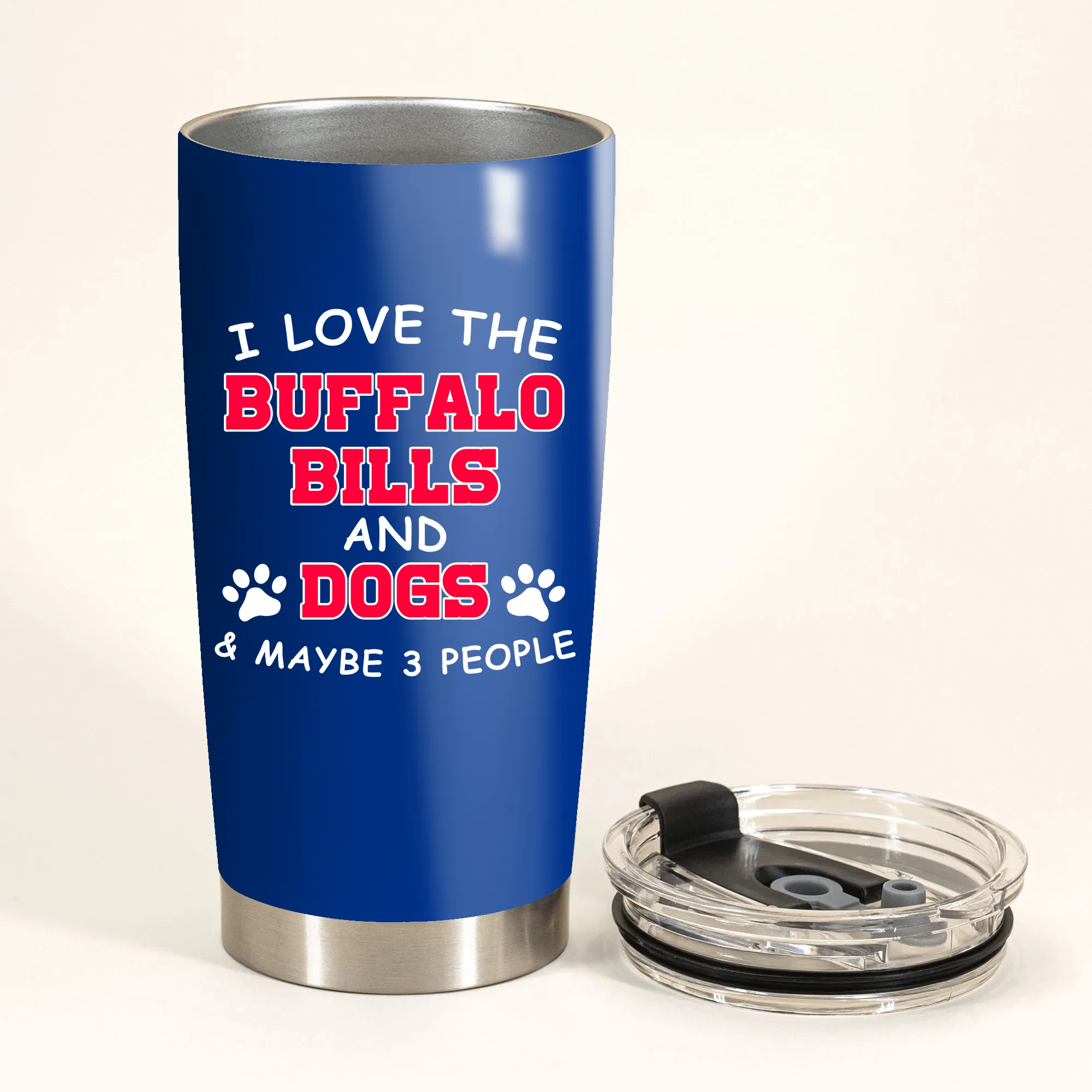 I Love The Buffalo Football And German Shepherd