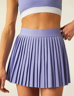 If You Pleats Mini Skirt by Beyond Yoga | Periwinkle Cloud