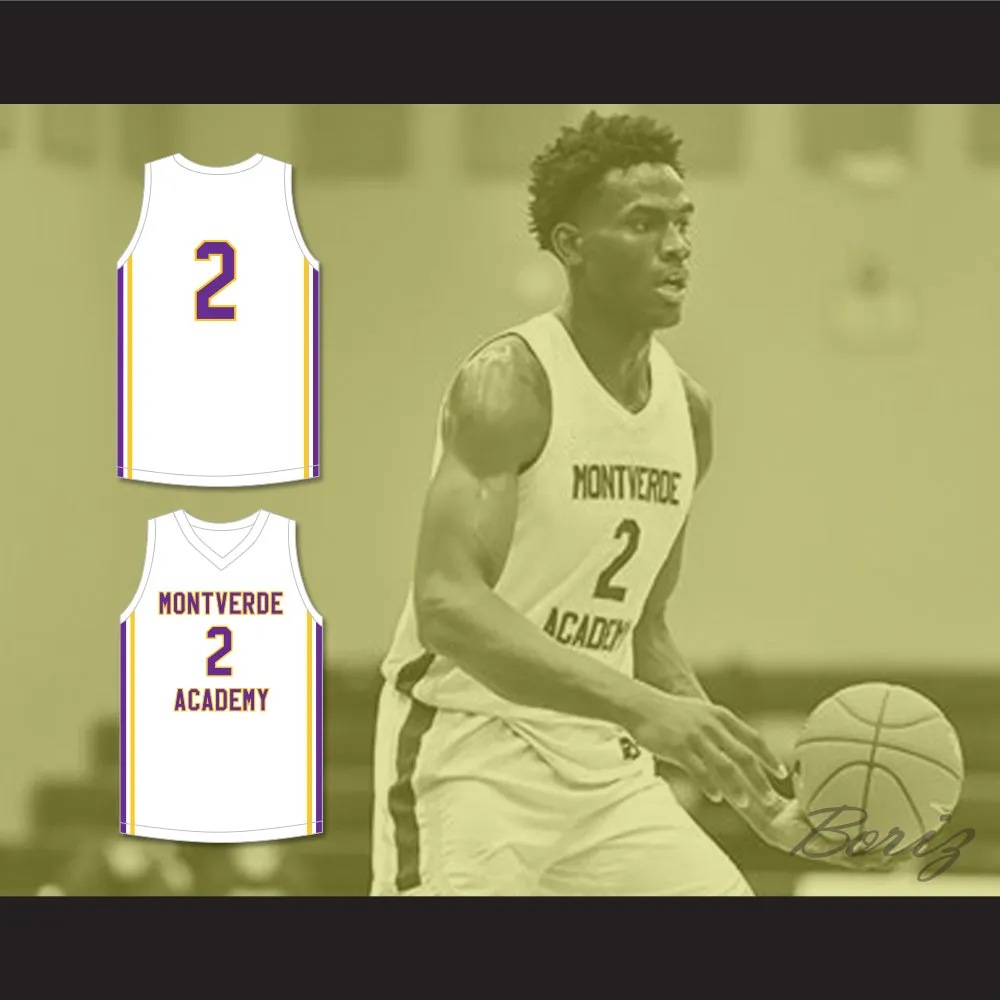 Jalen Duren 2 Montverde Academy Eagles White Basketball Jersey 1