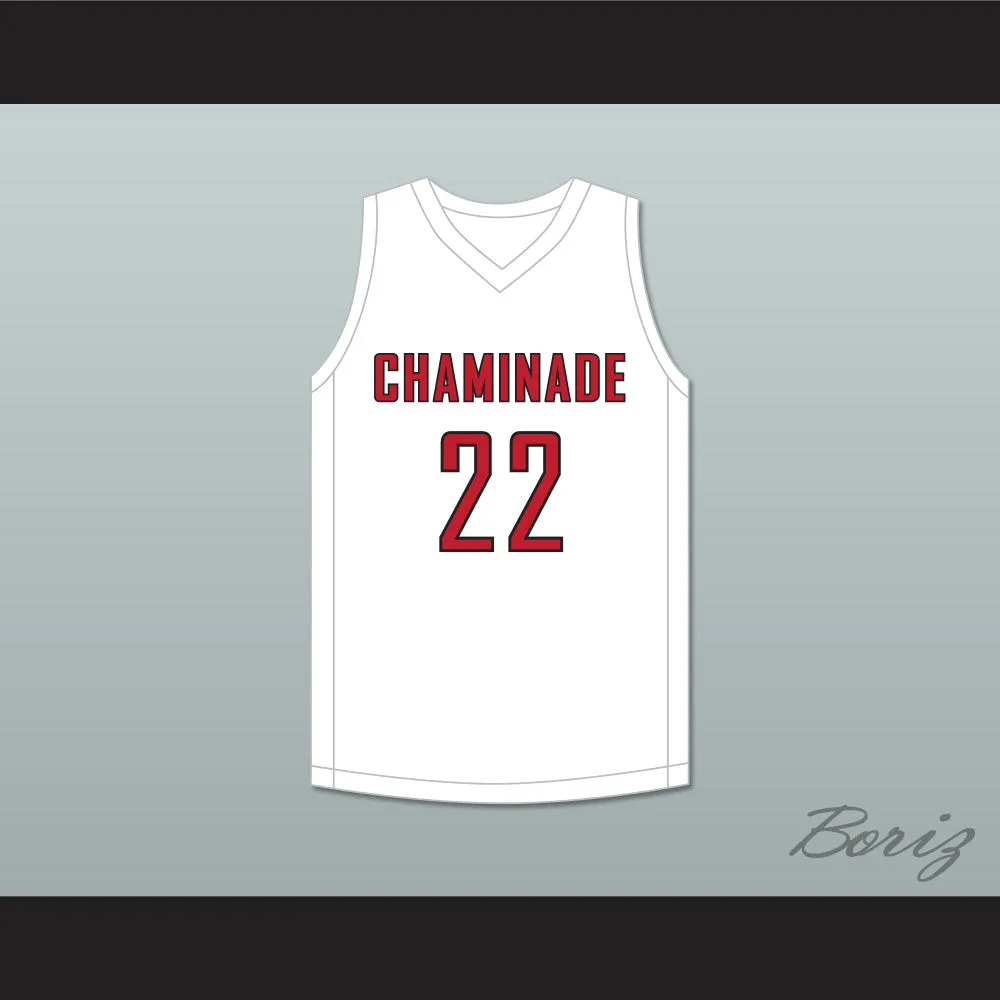 Jayson Tatum 22 Chaminade College Preparatory School Red Devils White Basketball Jersey 1