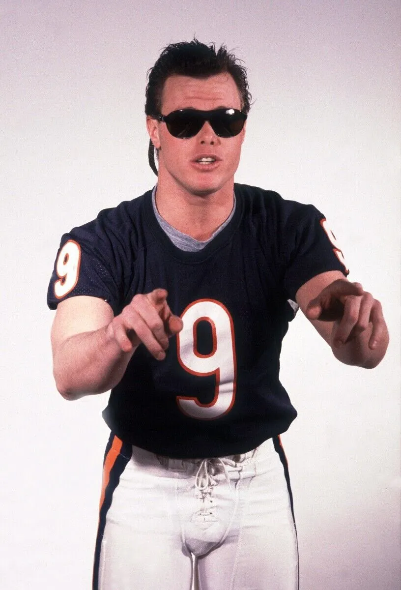 Jim McMahon Signed Wilson NFL Football (Beckett) Chicago Bears Super Bowl XX Q.B