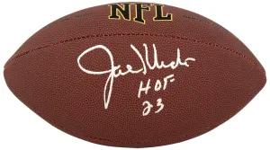 Joe Klecko Signed Wilson Super Grip Full Size NFL Football w/HOF'23 - (SS COA)