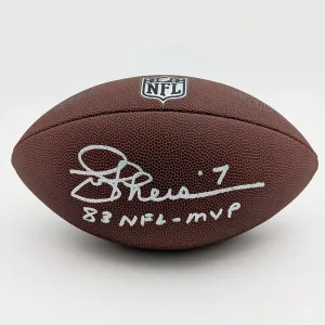Joe Theismann Autographed Wilson Super Grip Full-Size NFL Football w/"83 NFL MVP"