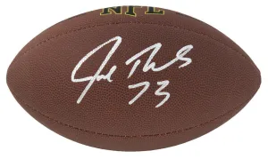 Joe Thomas BROWNS Signed Wilson Super Grip Full Size NFL Football - SCHWARTZ COA