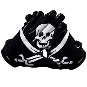 Jolly Roger Football Gloves - VPS5 by Phenom Elite