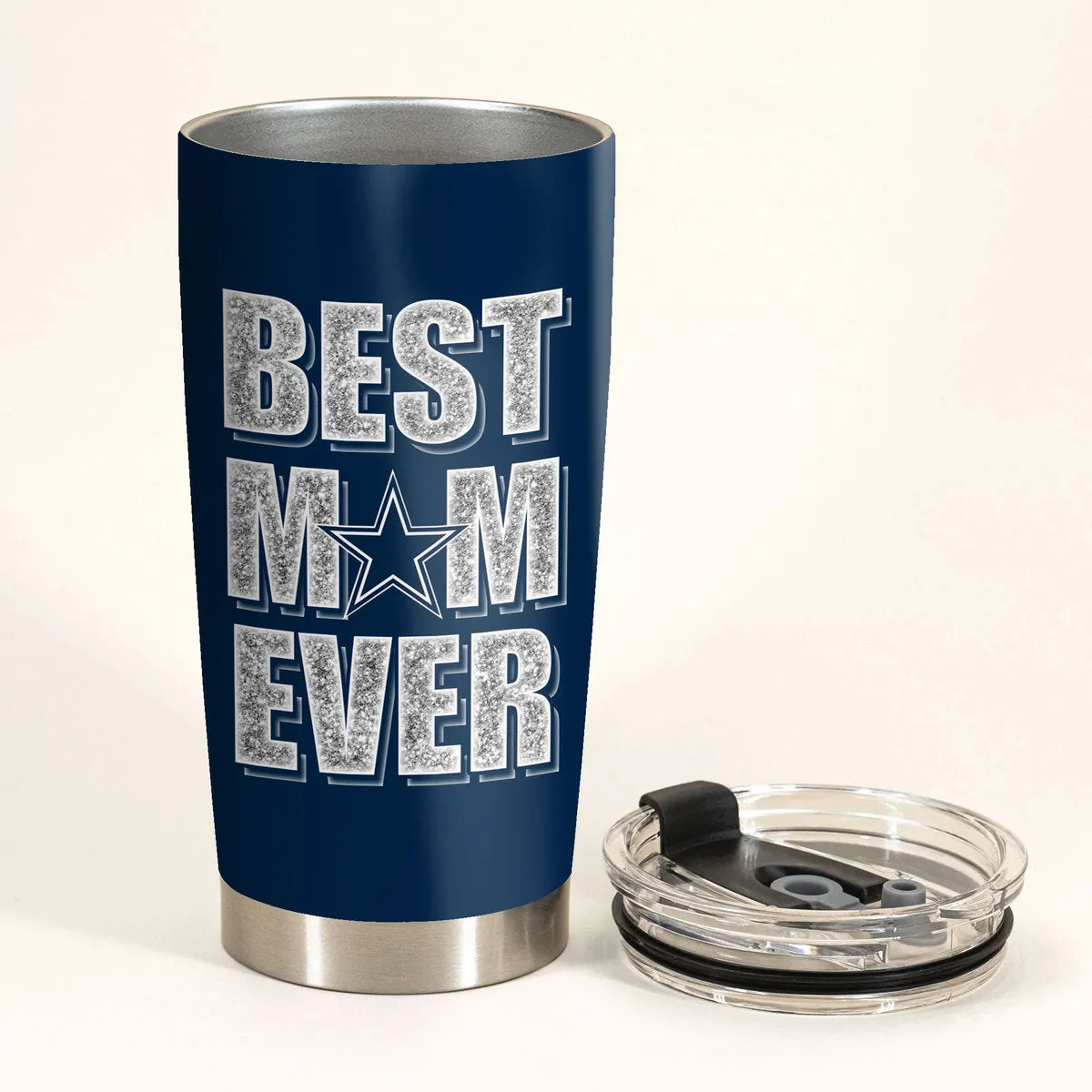 Just A Mom Who Loves Her Dallas Football Tumbler - Best Gift For Mother's Day (DLCB)