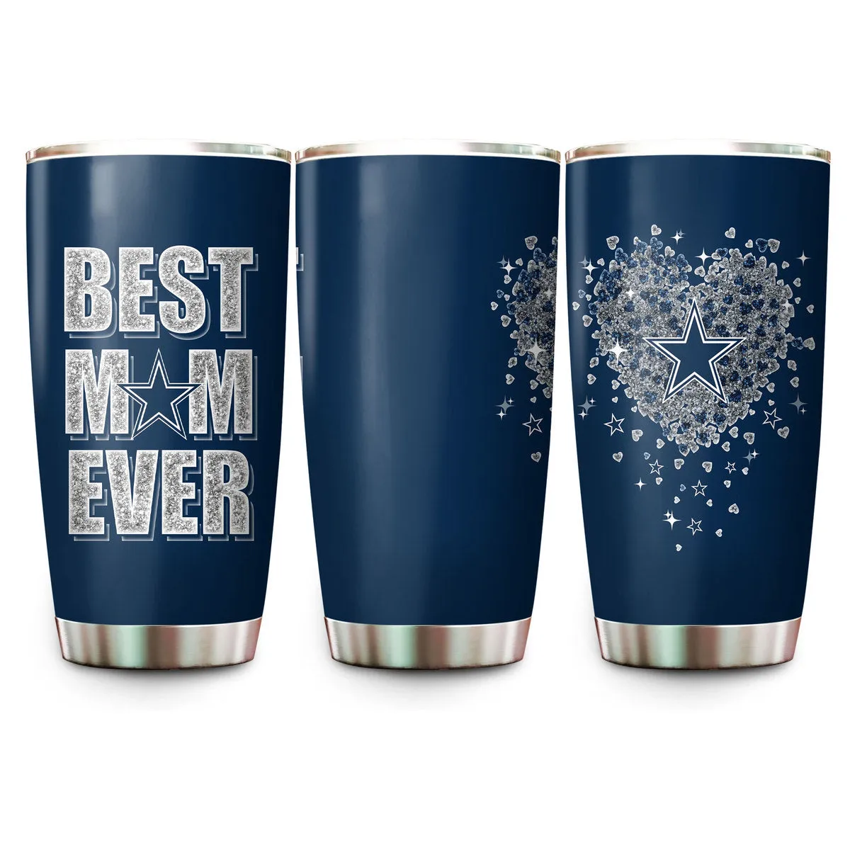 Just A Mom Who Loves Her Dallas Football Tumbler - Best Gift For Mother's Day (DLCB)