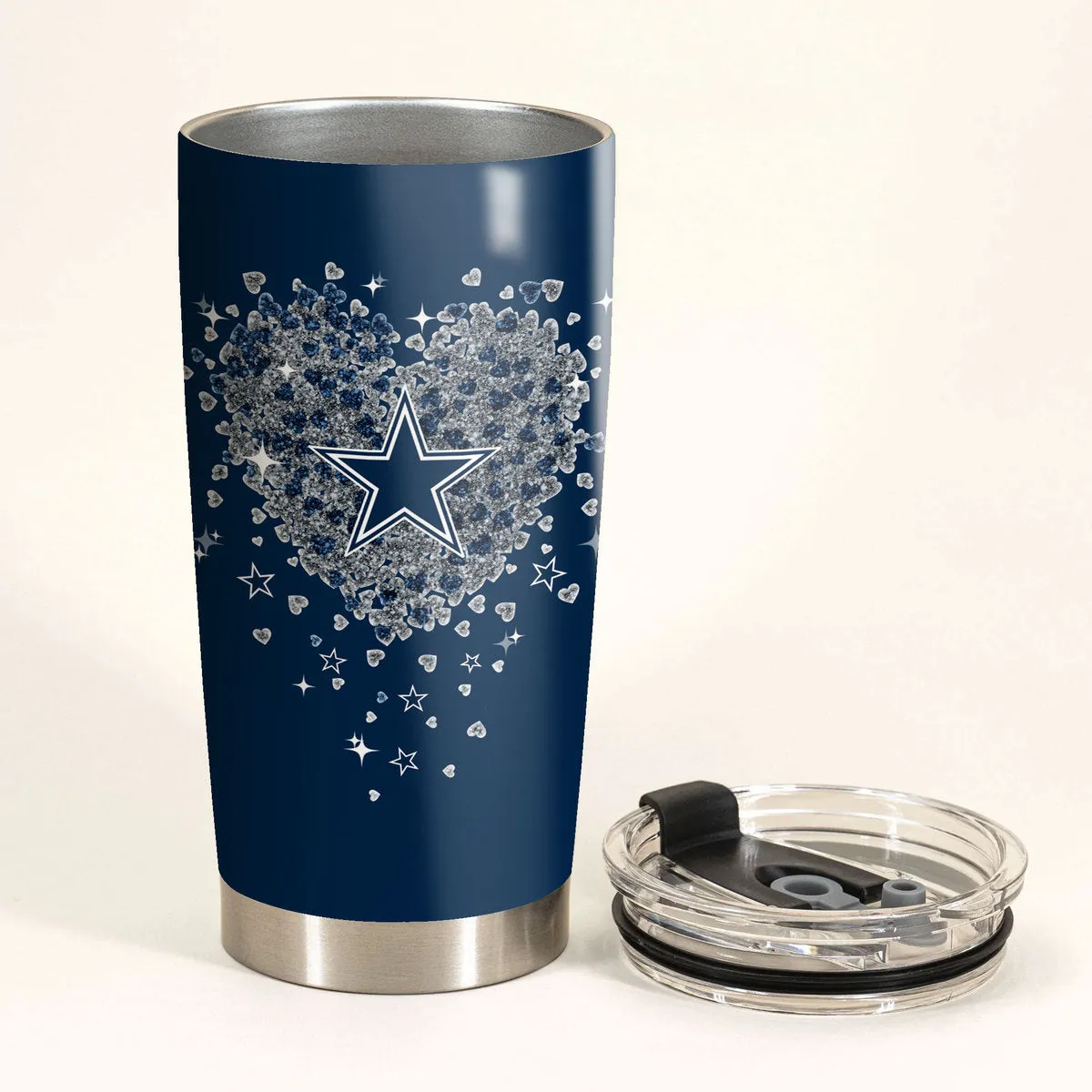Just A Mom Who Loves Her Dallas Football Tumbler - Best Gift For Mother's Day (DLCB)