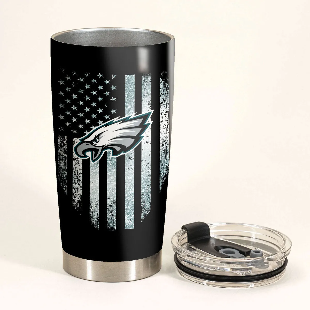 Just A Mom Who Loves Her Philadelphia Football Tumbler - Best Gift For Mother's Day (PLDPEG)