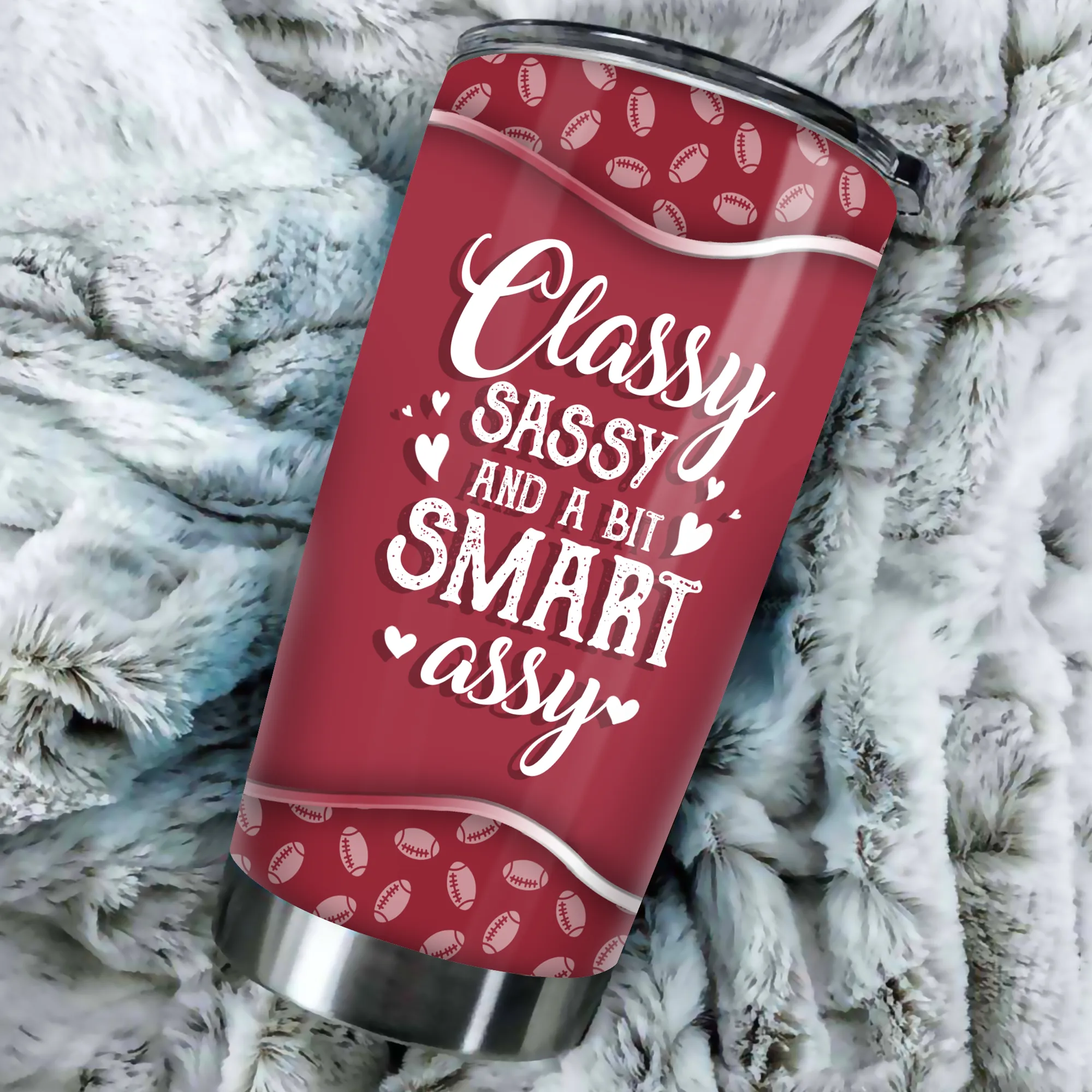 Kansas City Football Girl Tumbler