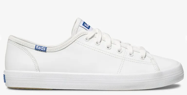 Keds Women's Kickstart Leather WH57559- White/Blue