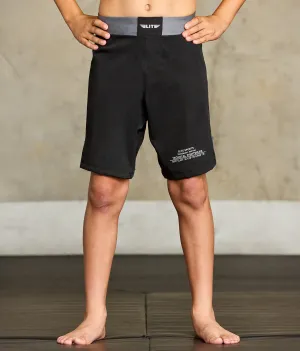 Kids' Black Jack Gray Training Shorts