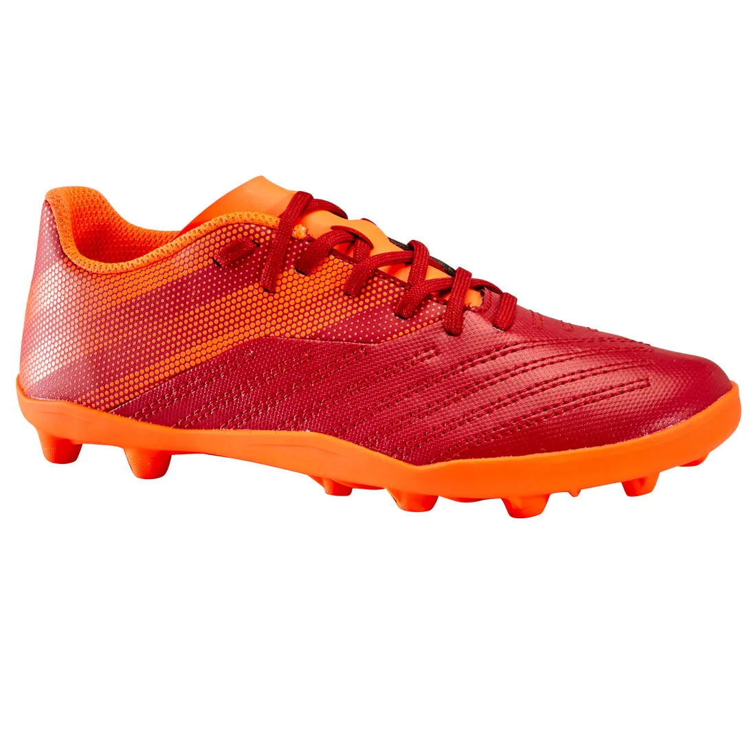 Kids' Dry Pitch Lace-Up Football Boots Agility 140 FG - Blue/Yellow