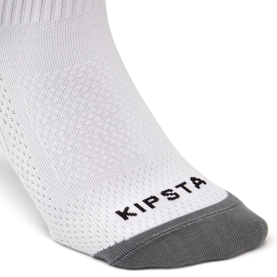 Kids' Football Grip Socks Viralto II MiD Club - White