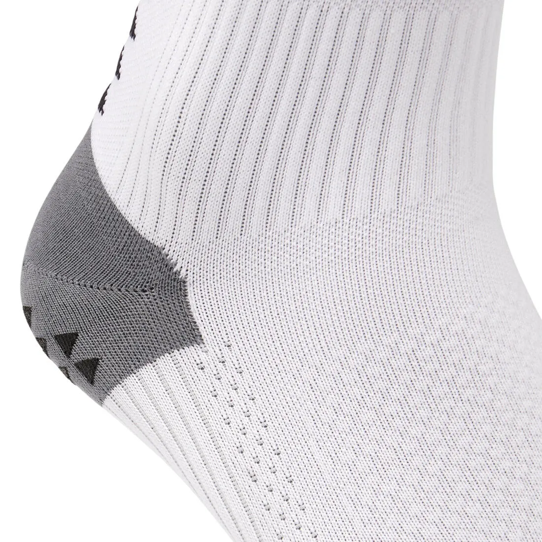 Kids' Football Grip Socks Viralto II MiD Club - White