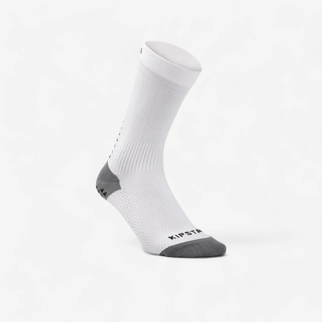Kids' Football Grip Socks Viralto II MiD Club - White