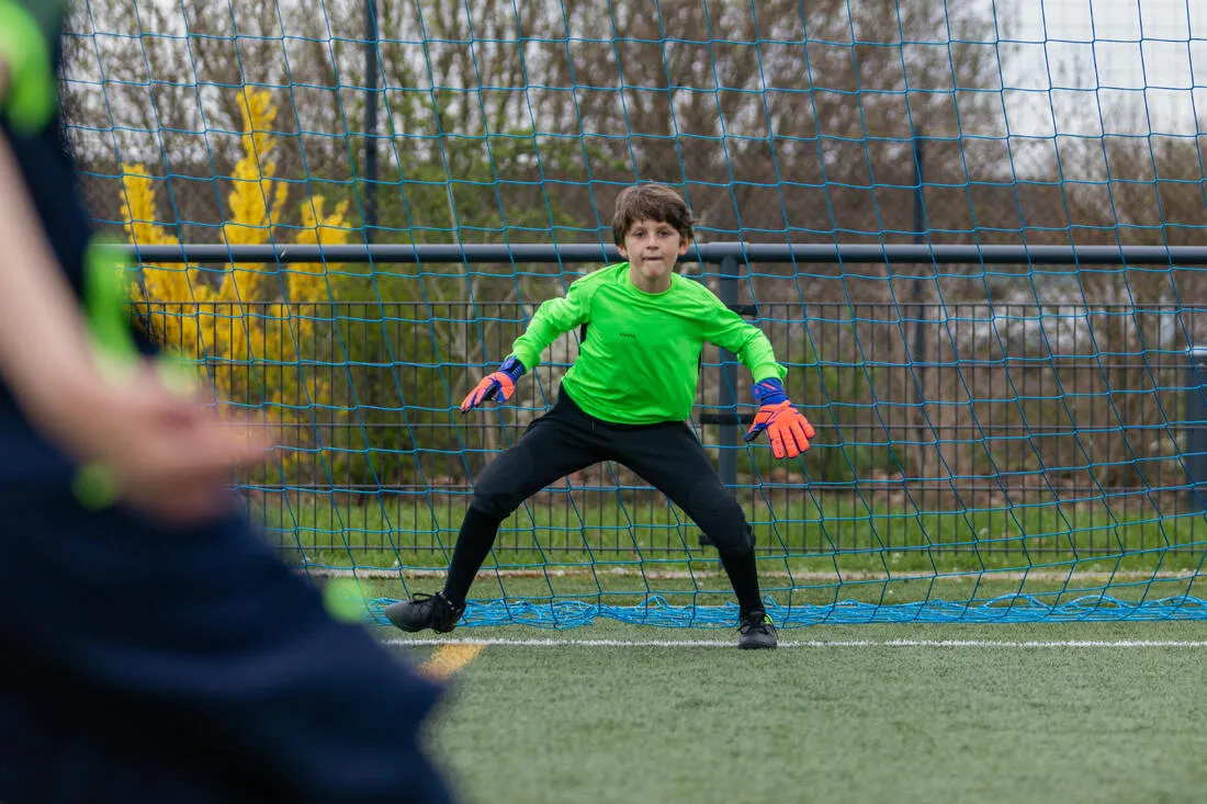 Kids' Gloves F500 Viralto Shielder - Orange/Blue