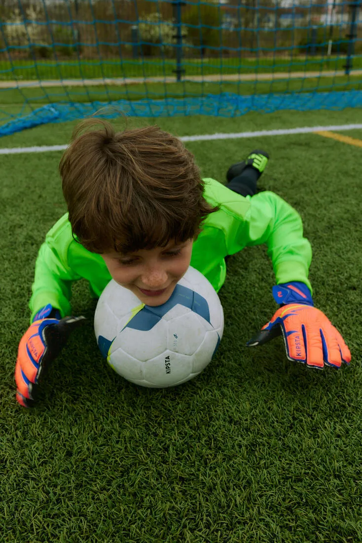 Kids' Gloves F500 Viralto Shielder - Orange/Blue