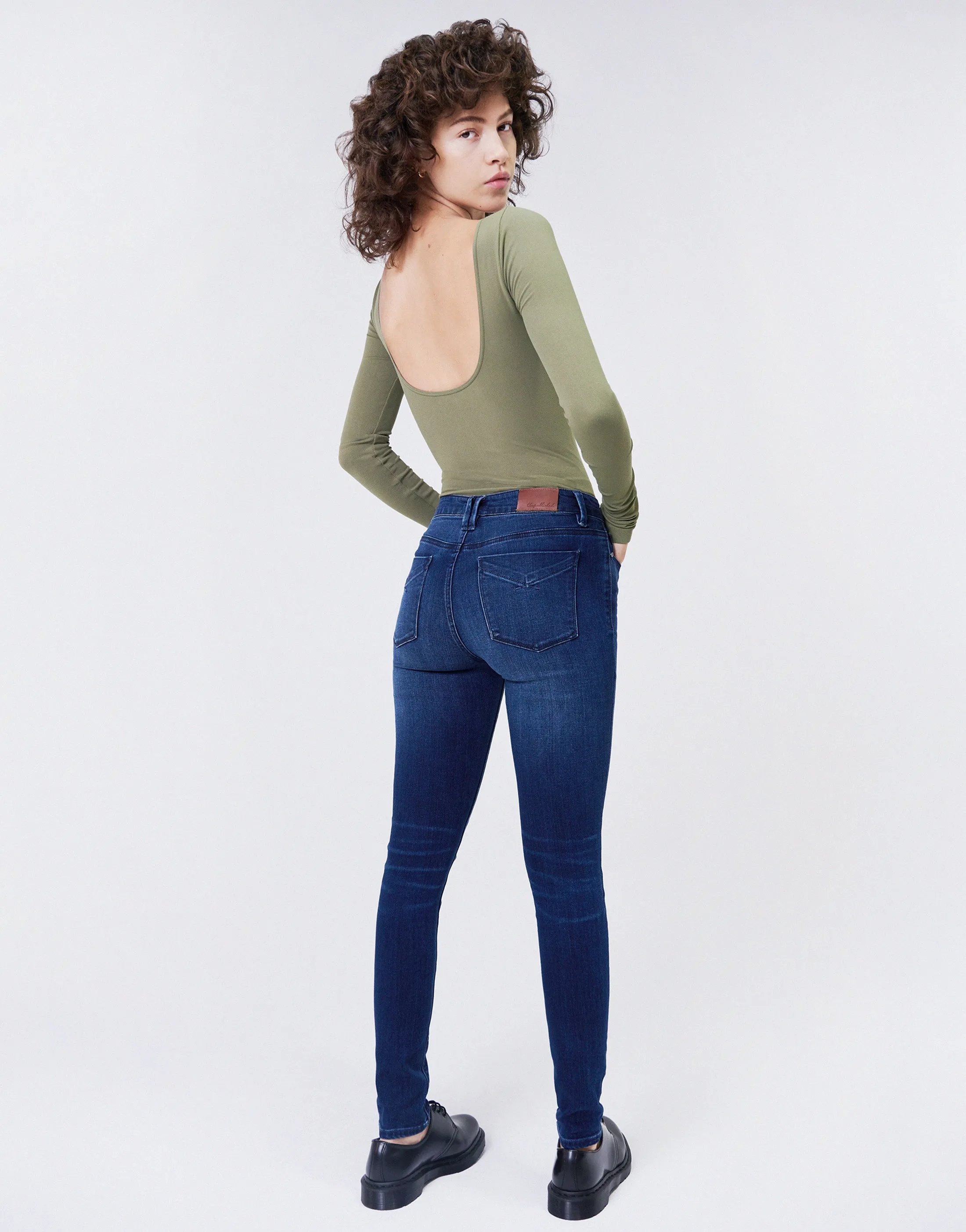 KORA Mid-Rise Skinny in Blue Star