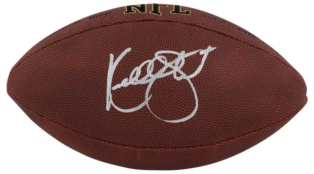 Kordell Stewart Signed Wilson Super Grip Full Size NFL Football - (SCHWARTZ COA)