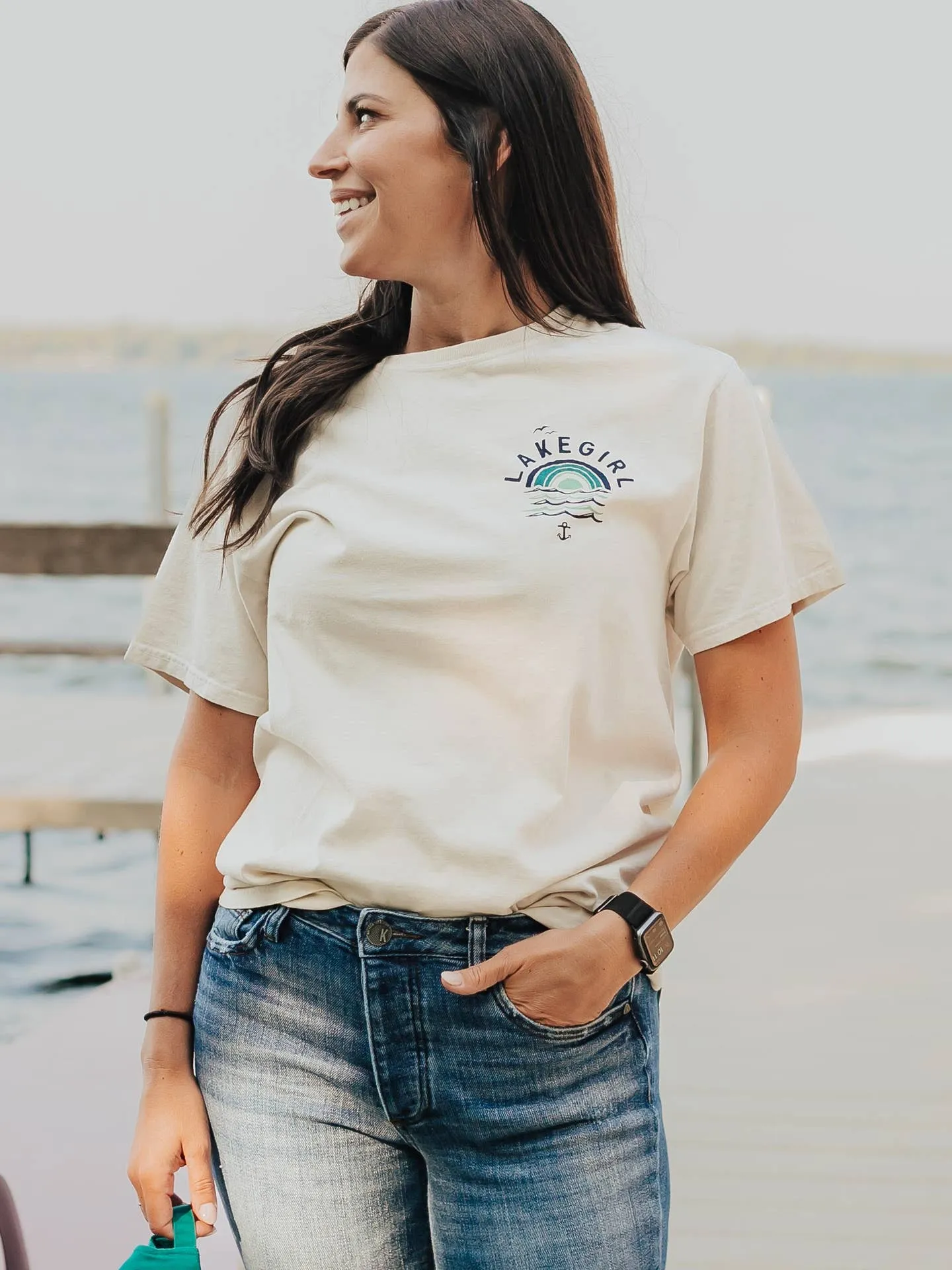 LakeGirl Waves Graphic Tee