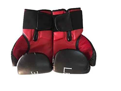 Le Buckle Training Boxing Gloves 12 Oz (Black And Red)