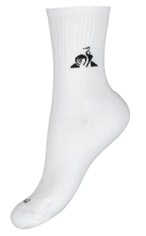 Le Coq Sportif Mens Badminton Socks - White