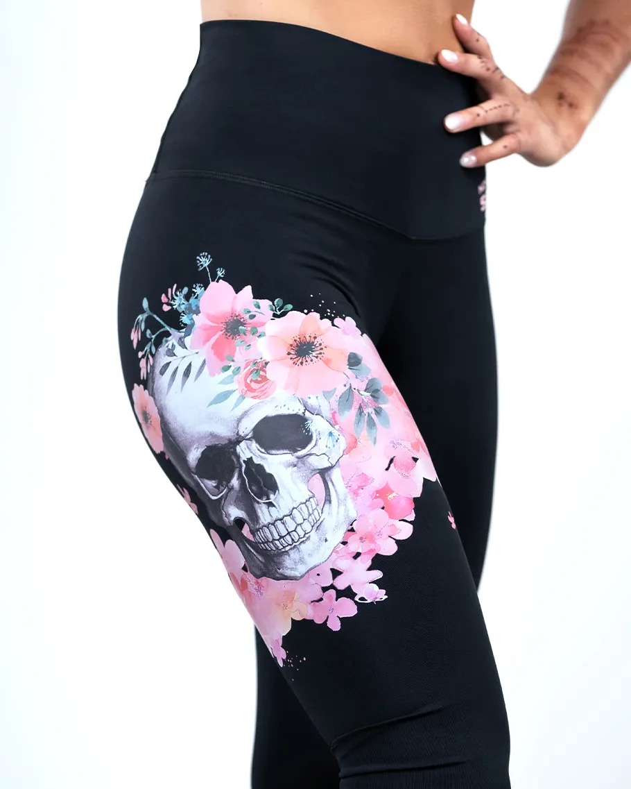 Legging - NS Sirius Skull Flower