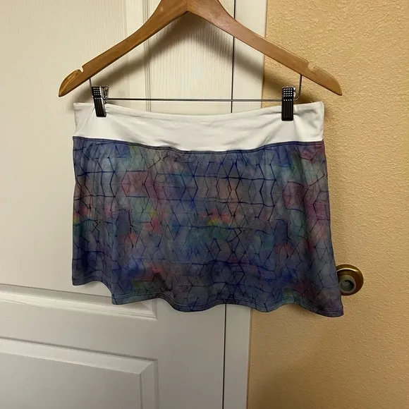 Lija multicolored athletic skort - Large