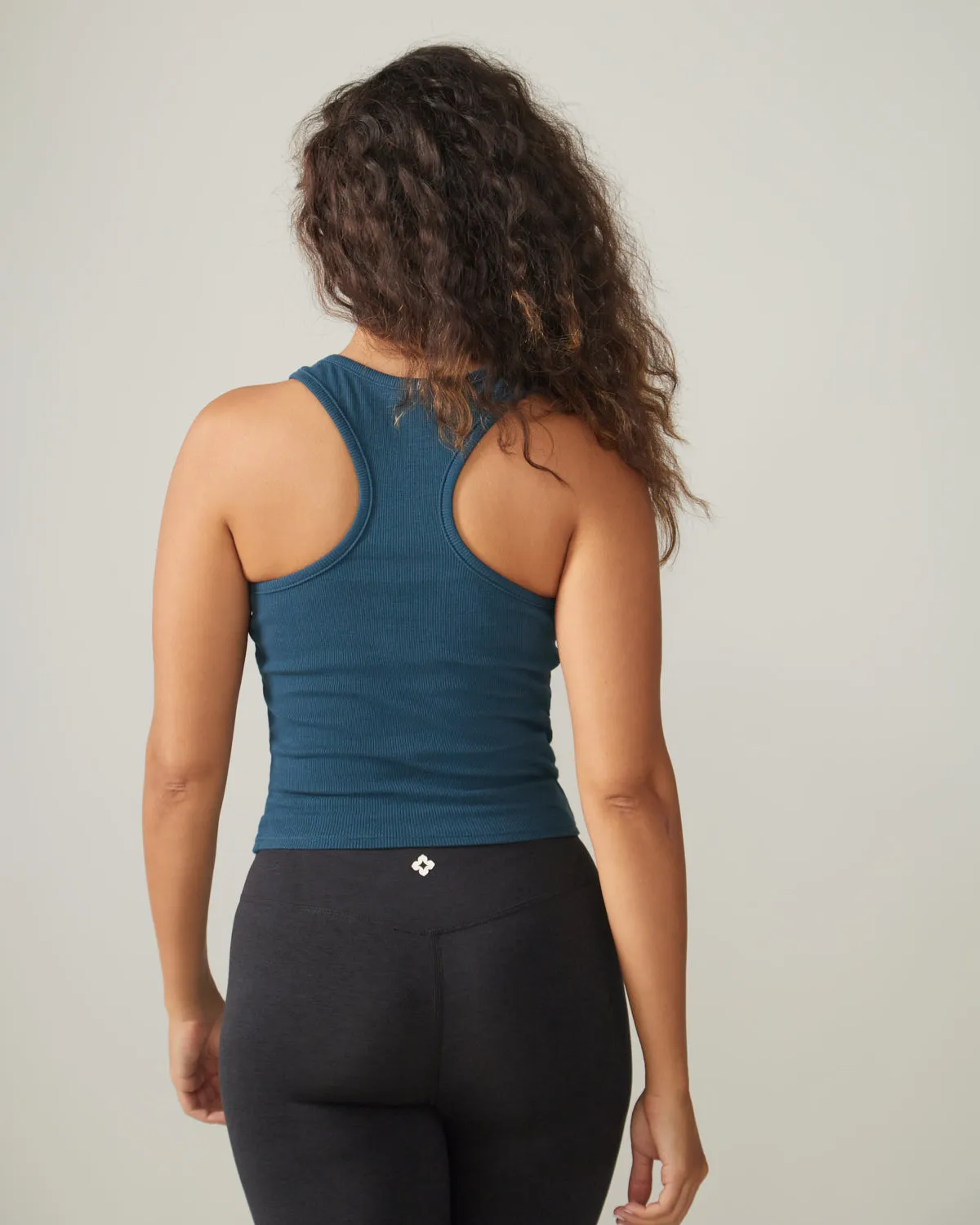 Long Mile-End Tank Top - Blue Lagoon