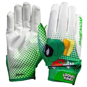Looney Tunes Football Gloves - Marvin the Martian - VPS4 by Phenom Elite