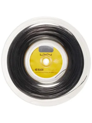Luxilon 4G Limited Edition 2022 Tennis String Reel of Black 1.25mm 17g