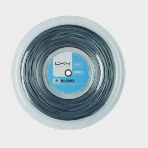 Luxilon Alu Power 125 Tennis String Reel of Silver 1.25mm 17L
